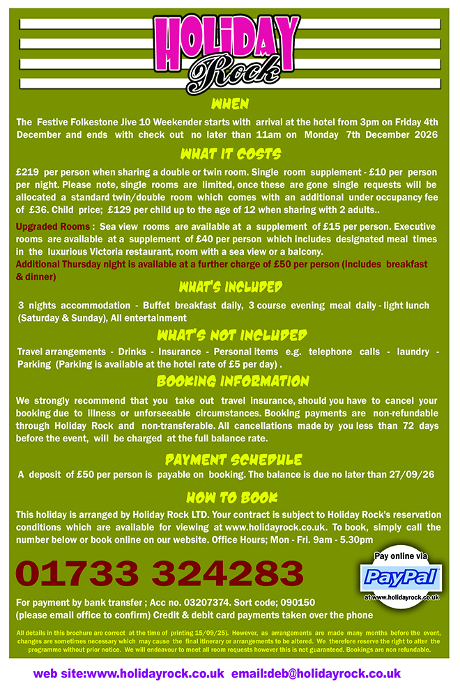 Festive Folkestone Jive 10